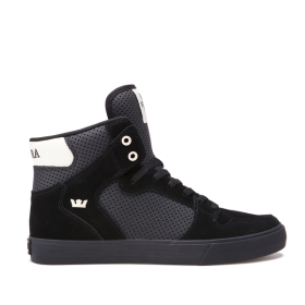 Supra VAIDER Høye Sneakers Herre Svart/Hvite/Svart | NO-79181